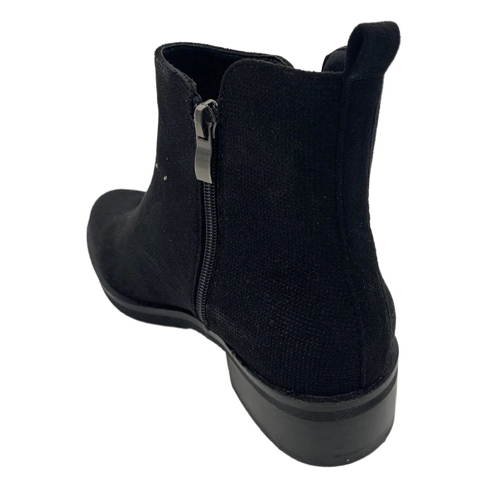 Corkys Boutique Women's Neal Zip Ankle Boot Black Suede - Medium - Picture 3 of 3